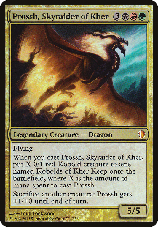 Prossh, Skyraider of Kher (OC13-204) - Commander 2013 Oversized Foil