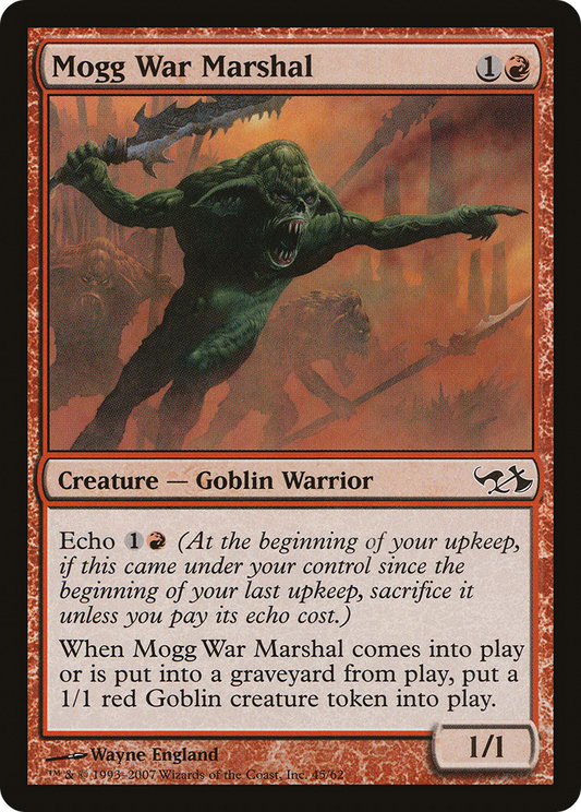 Mogg War Marshal (DD1-045) - Duel Decks: Elves vs. Goblins