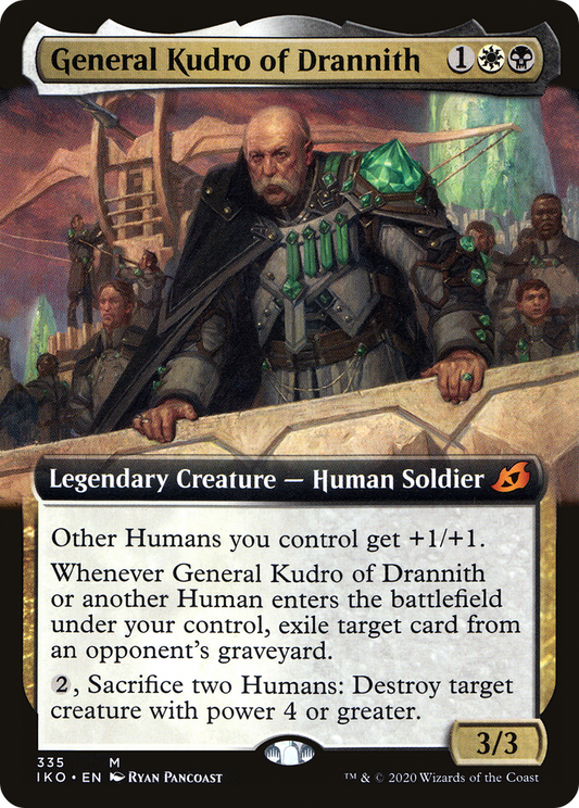 General Kudro of Drannith (IKO-335) - Ikoria: Lair of Behemoths: (Extended Art) Foil