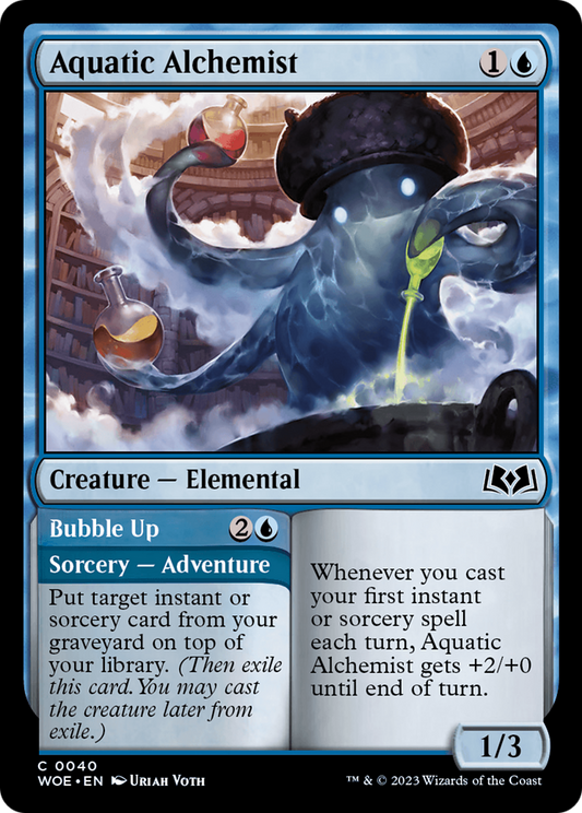 Aquatic Alchemist // Bubble Up (WOE-040) - Wilds of Eldraine