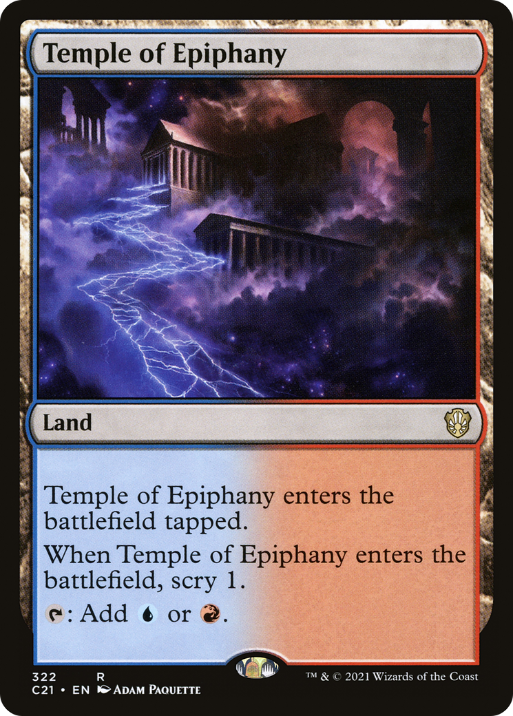 Temple of Epiphany (C21-322) - Commander 2021