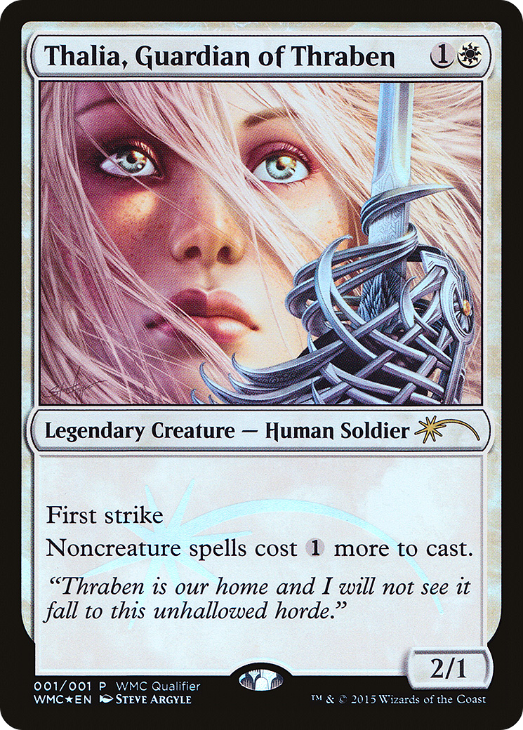 Thalia, Guardian of Thraben (PWCQ-2015) - World Magic Cup Qualifiers Foil