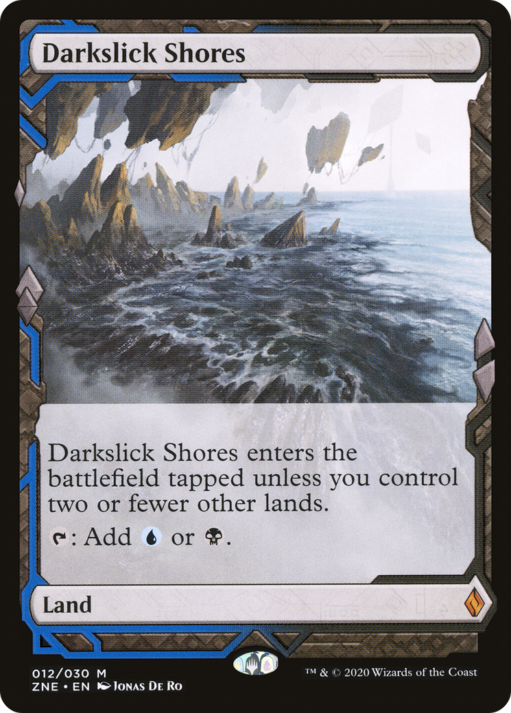 Darkslick Shores (ZNE-012) - Zendikar Rising Expeditions Foil