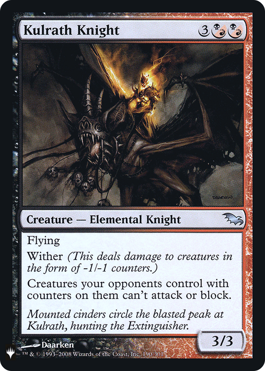 Kulrath Knight (LIST-SHM-190) - The List Foil