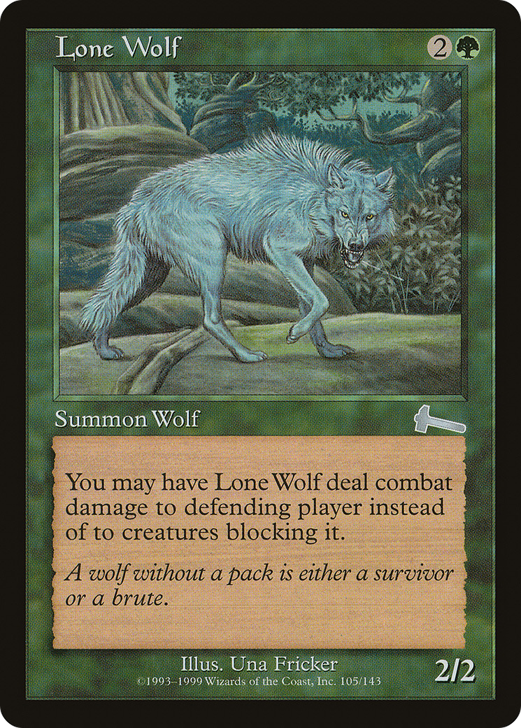 Lone Wolf (ULG-105) - Urza's Legacy Foil