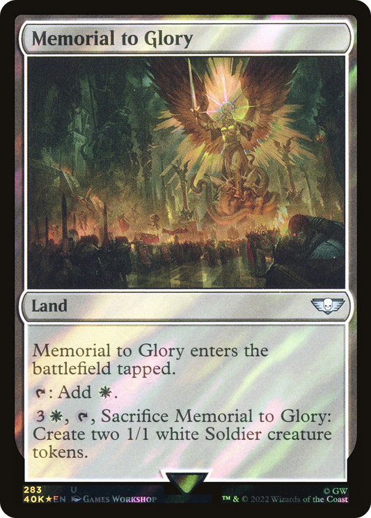 Memorial to Glory (40K-283★) - Warhammer 40,000 Commander Foil