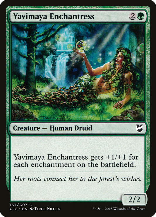 Yavimaya Enchantress (C18-167) - Commander 2018