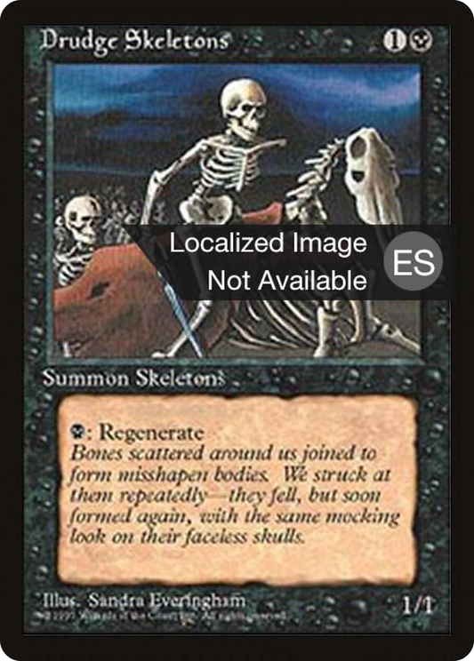 Drudge Skeletons (4BB-133) - Fourth Edition Foreign Black Border