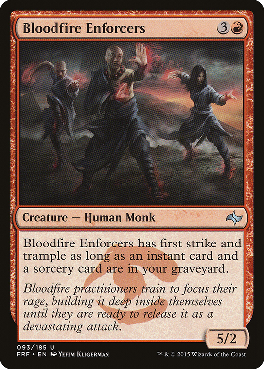 Bloodfire Enforcers (FRF-093) - Fate Reforged Foil