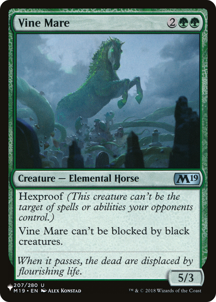 Vine Mare (PLST-M19-207) - The List