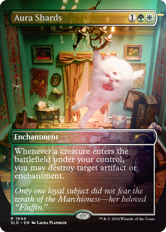 Aura Shards (Rainbow Foil) (SLD-1644) - Secret Lair Drop (Borderless) Foil