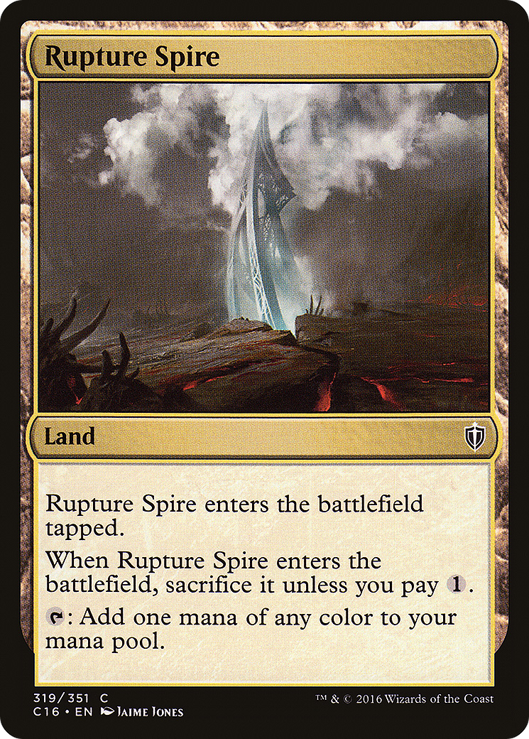 Rupture Spire (C16-319) - Commander 2016