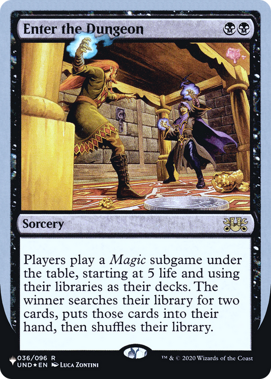 Enter the Dungeon (LIST-019) - The List (Unfinity Foil Edition) Foil