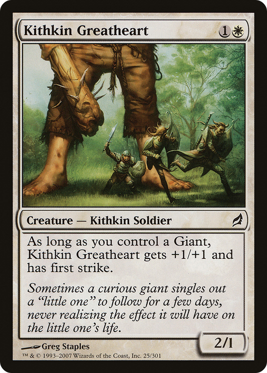 Kithkin Greatheart (LRW-025) - Lorwyn Foil