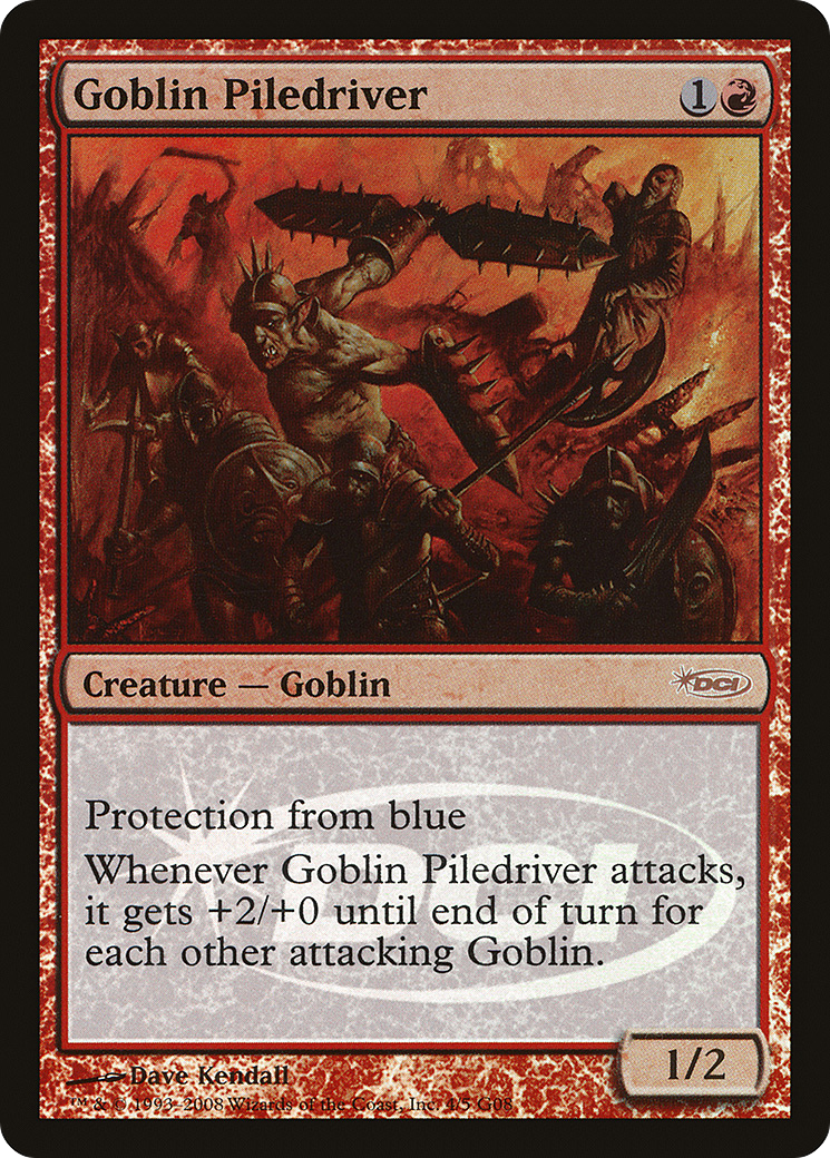 Goblin Piledriver (G08-004) - Judge Gift Cards 2008 Foil