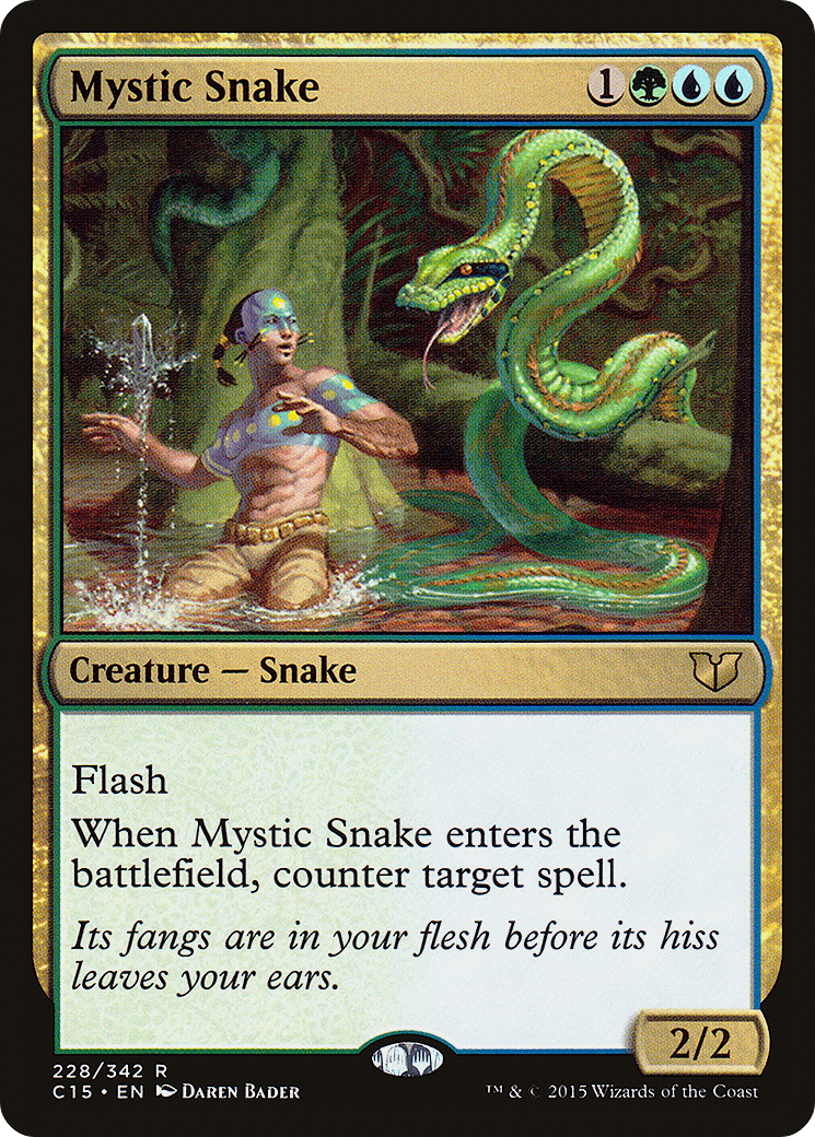 Mystic Snake (C15-228) - Commander 2015