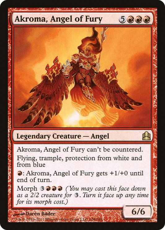 Akroma, Angel of Fury (CMD-108) - Commander 2011