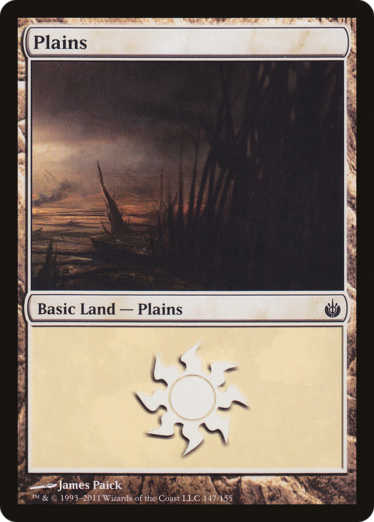 Plains (MBS-147) - Mirrodin Besieged Foil