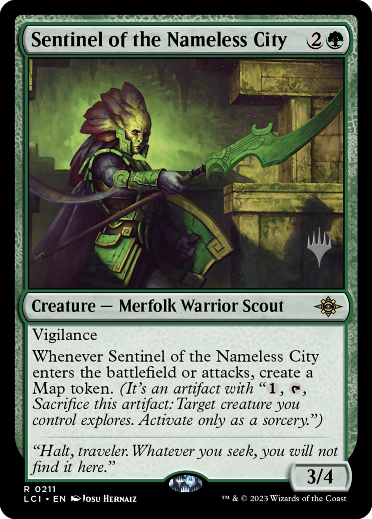 Sentinel of the Nameless City (PPLCI-211P) - The Lost Caverns of Ixalan Promos Foil (Promo Pack)