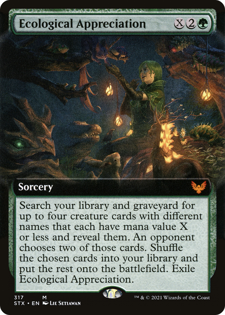 Ecological Appreciation (STX-317) - Strixhaven: School of Mages: (Extended Art) Foil