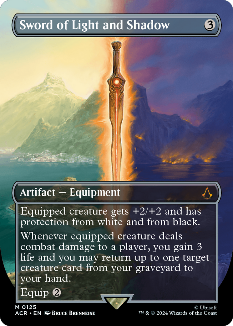 Sword of Light and Shadow (ACR-125) - Assassin's Creed (Borderless) Foil