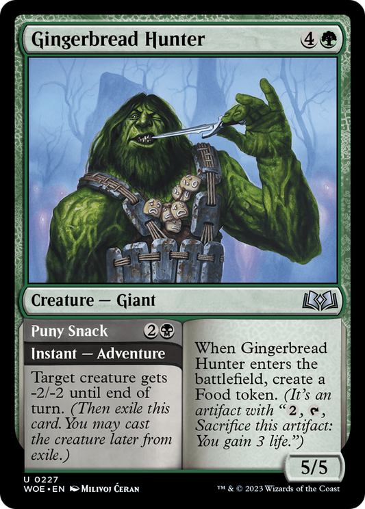 Gingerbread Hunter  (WOE-227) - Wilds of Eldraine Foil