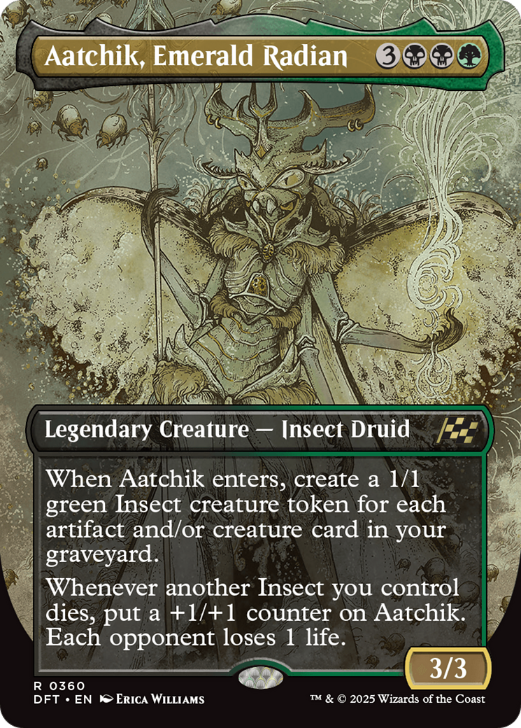 Aatchik, Emerald Radian (Borderless)  (Borderless)(DFT-360) - Aetherdrift