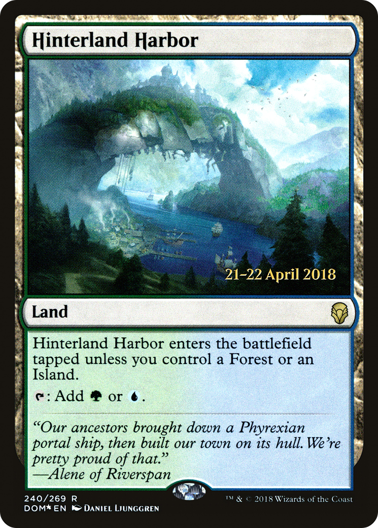 Hinterland Harbor (PRE-240S) - Dominaria Promos (Prerelease) Foil