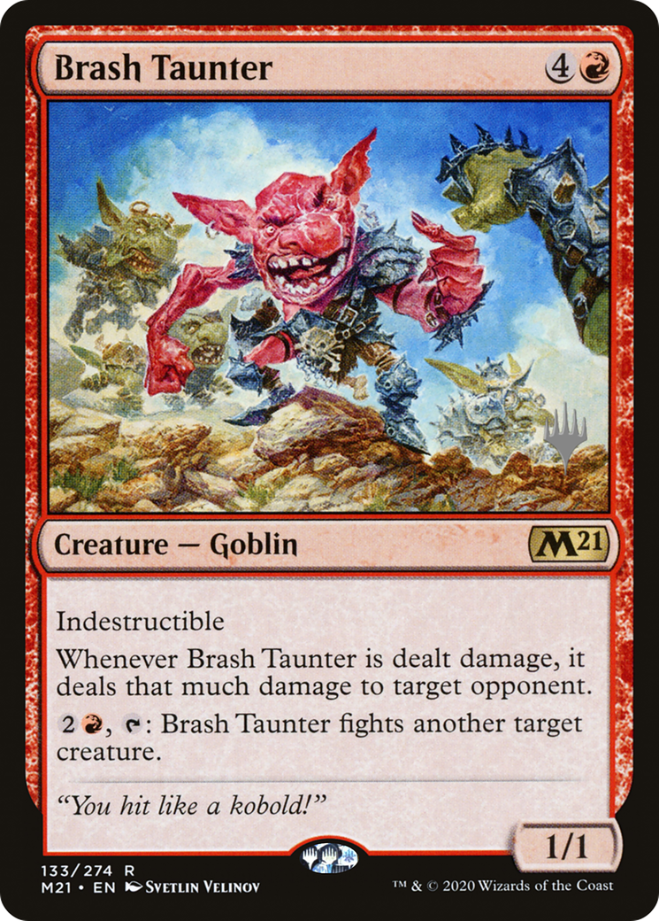 Brash Taunter (PM21-133P) - Core Set 2021 Promos Foil