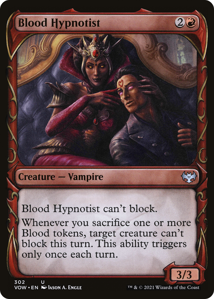 Blood Hypnotist (Showcase)  (VOW-302) - Innistrad: Crimson Vow: (Showcase)