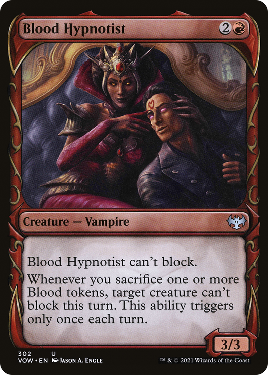 Blood Hypnotist (Showcase)  (VOW-302) - Innistrad: Crimson Vow: (Showcase) Foil