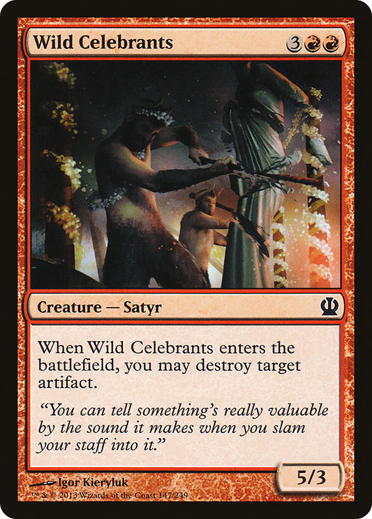 Wild Celebrants (THS-147) - Theros