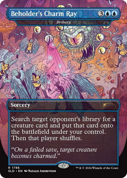 Bribery (SLD-1786) - Secret Lair Drop / Beholder's Charm Ray