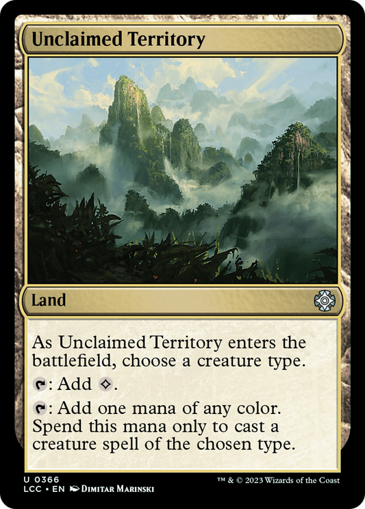 Unclaimed Territory (LCC-366) - The Lost Caverns of Ixalan Commander