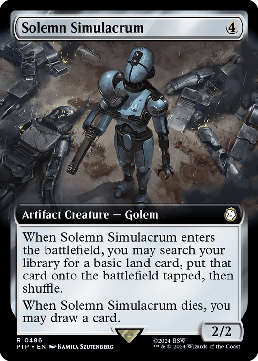 Solemn Simulacrum (PIP-486) - Fallout: (Extended Art) Foil