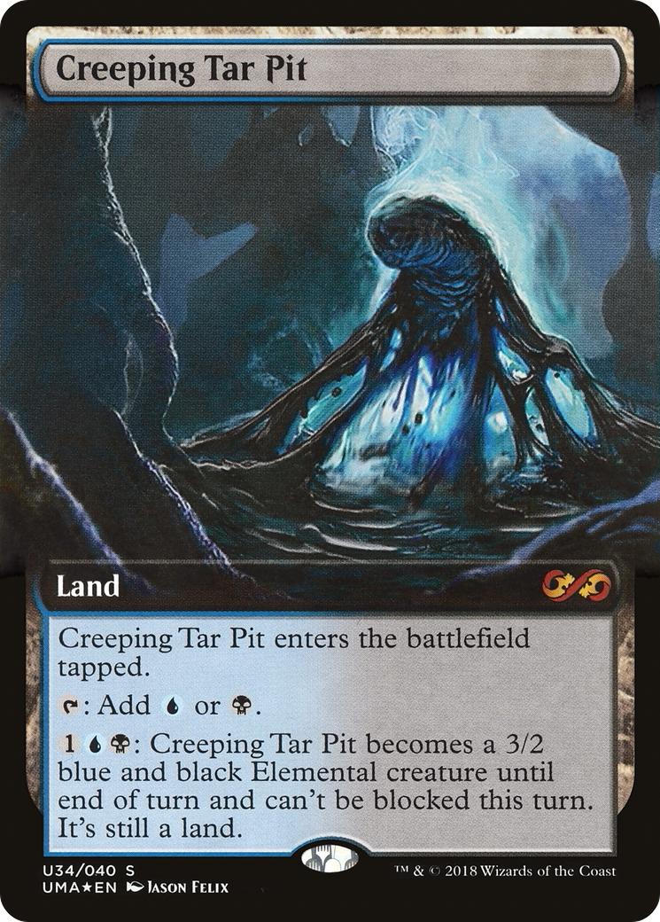 Creeping Tar Pit (PUMA-U34) - Ultimate Box Topper: (Extended Art) Foil