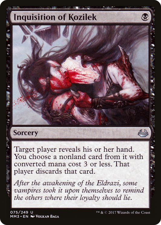 Inquisition of Kozilek (MM3-075) - Modern Masters 2017 Foil