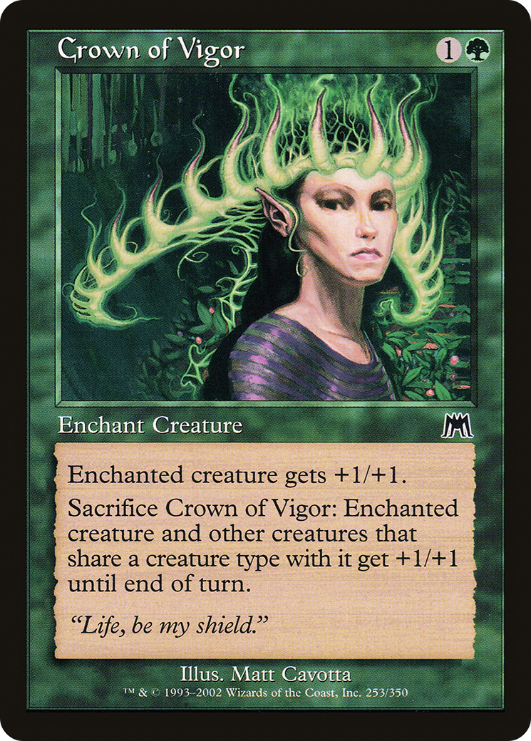 Crown of Vigor (ONS-253) - Onslaught Foil