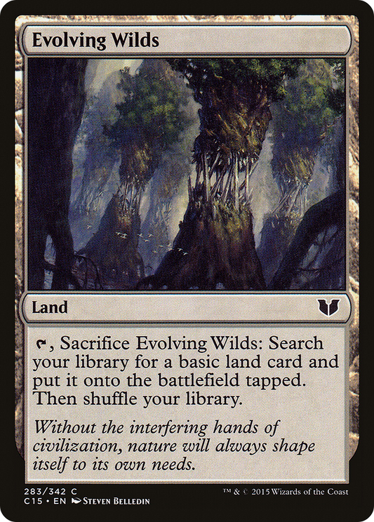 Evolving Wilds (C15-283) - Commander 2015