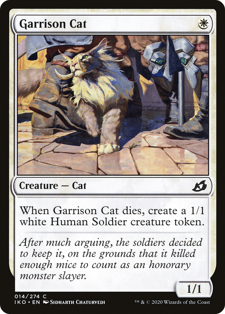 Garrison Cat (IKO-014) - Ikoria: Lair of Behemoths Foil