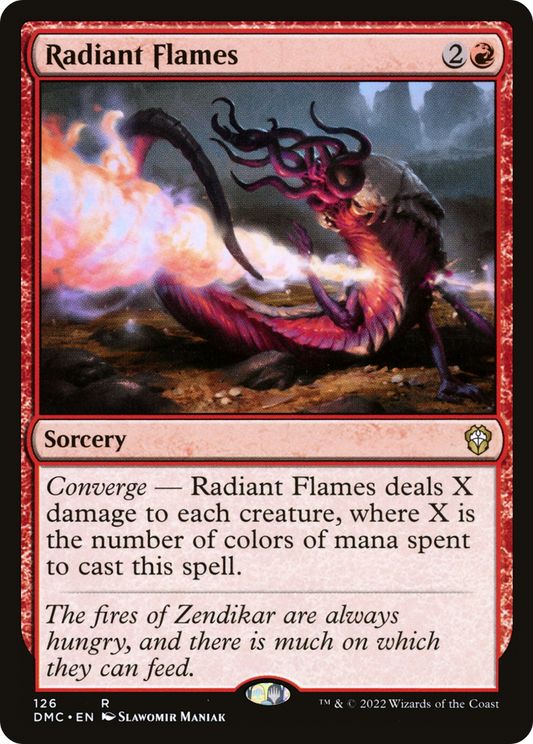 Radiant Flames (DMC-126) - Dominaria United Commander