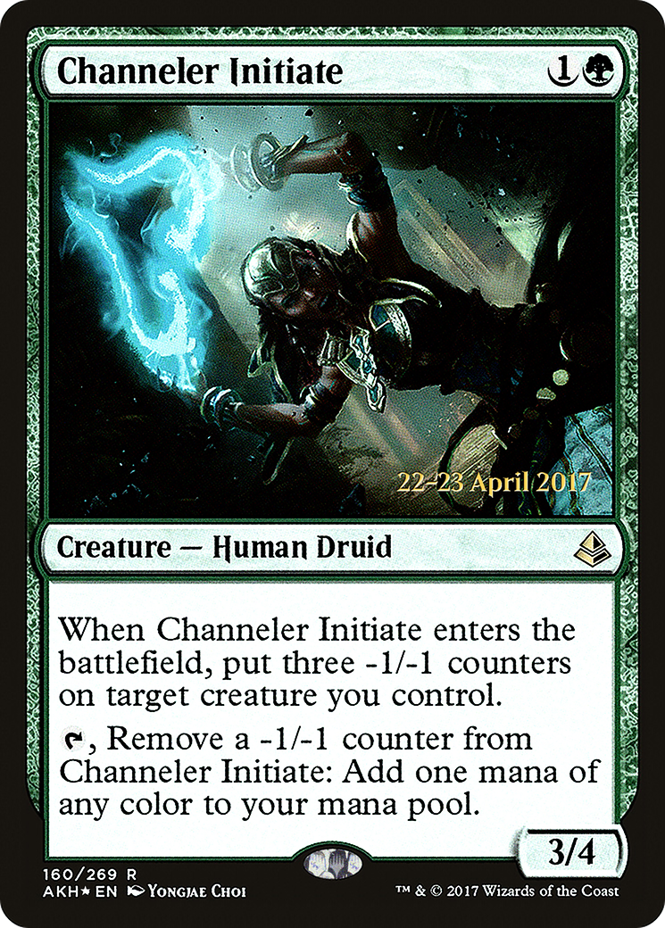 Channeler Initiate (PRE-160S) - Amonkhet Promos (Prerelease) Foil