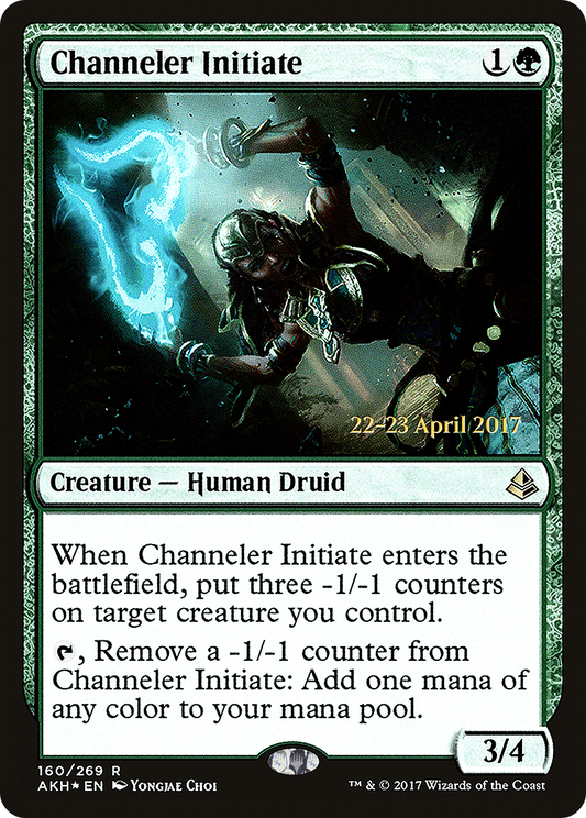 Channeler Initiate (PRE-160S) - Amonkhet Promos (Prerelease) Foil