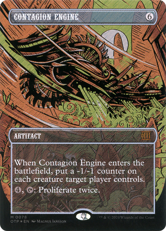 Contagion Engine  (Borderless)(OTP-078) - Breaking News Foil