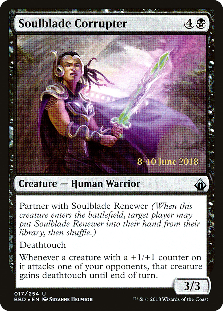 Soulblade Corrupter (LARP-17S) - Battlebond Promos (Prerelease) Foil