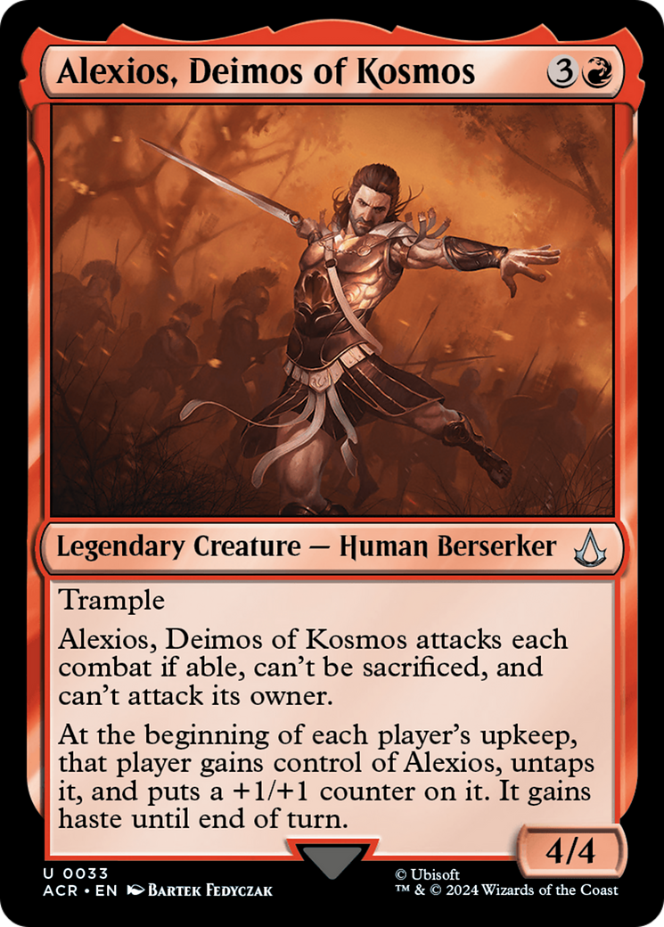 Alexios, Deimos of Kosmos (ACR-033) - Assassin's Creed Foil