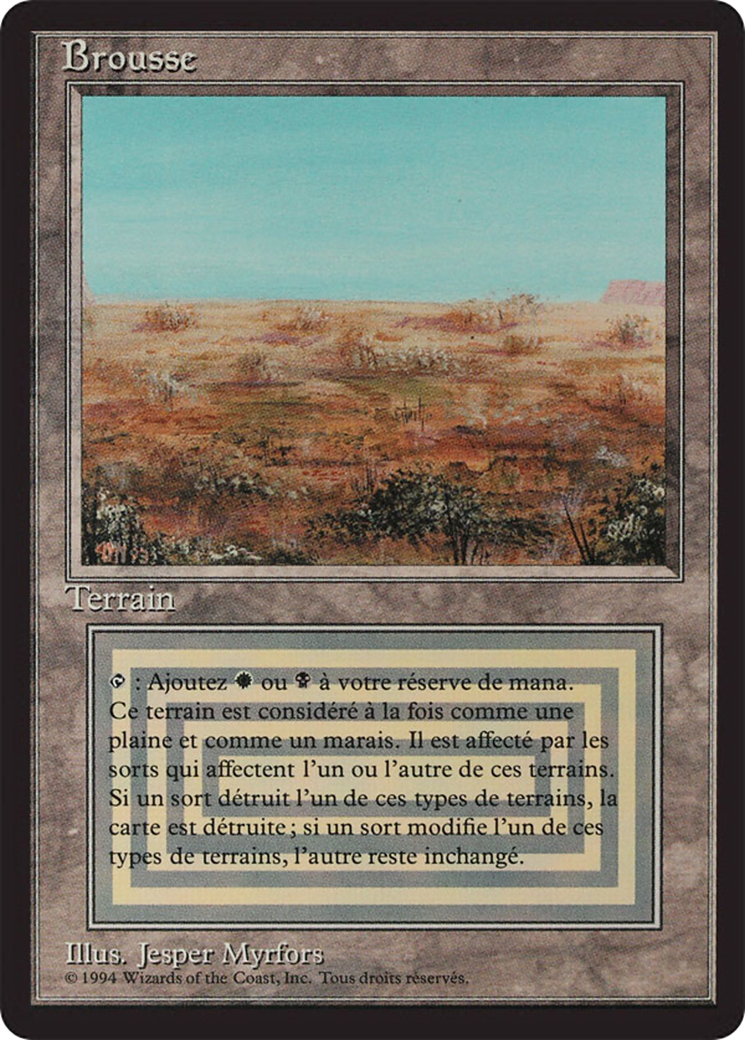 Scrubland (FBB-286) - Foreign Black Border