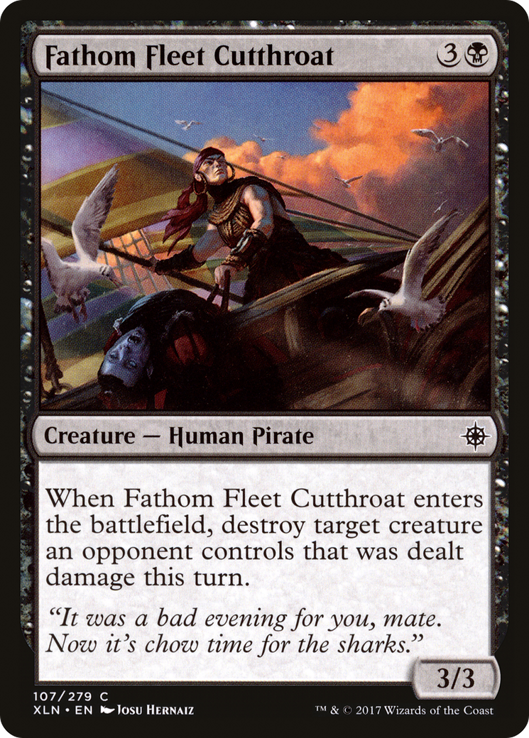 Fathom Fleet Cutthroat (XLN-107) - Ixalan Foil