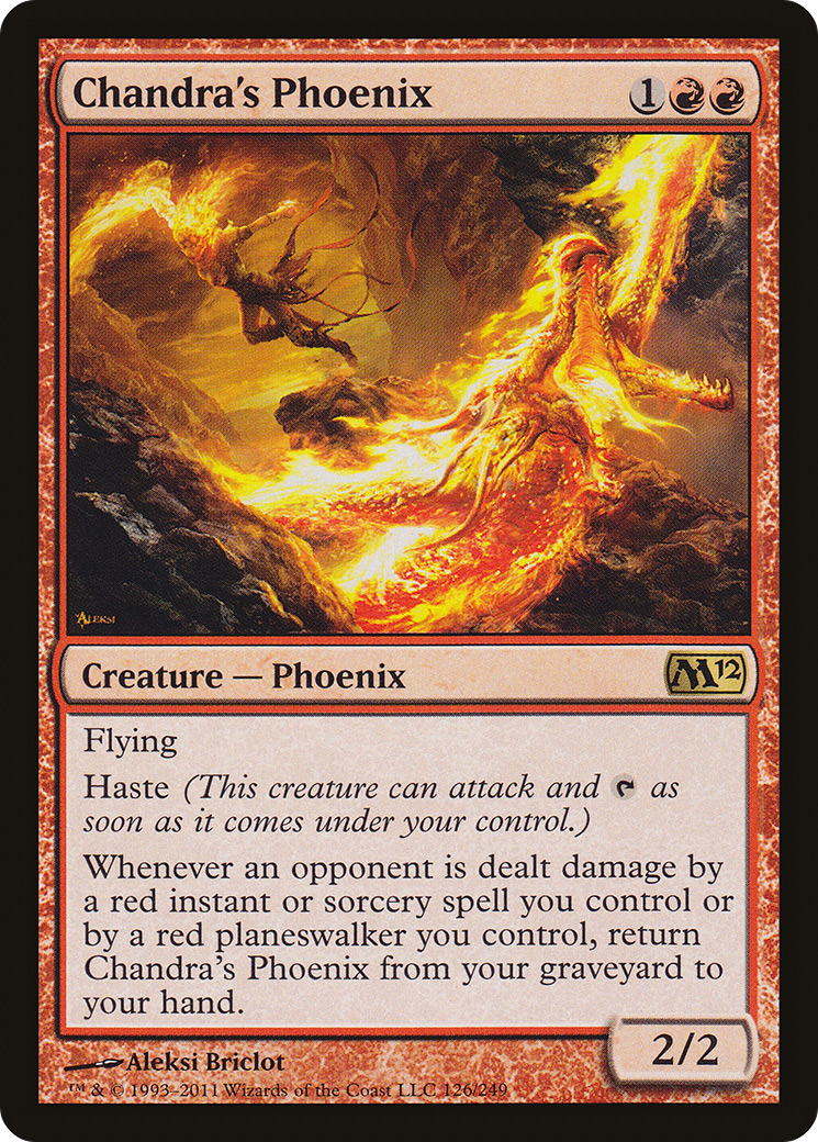 Chandra's Phoenix (M12-126) - Magic 2012 Foil