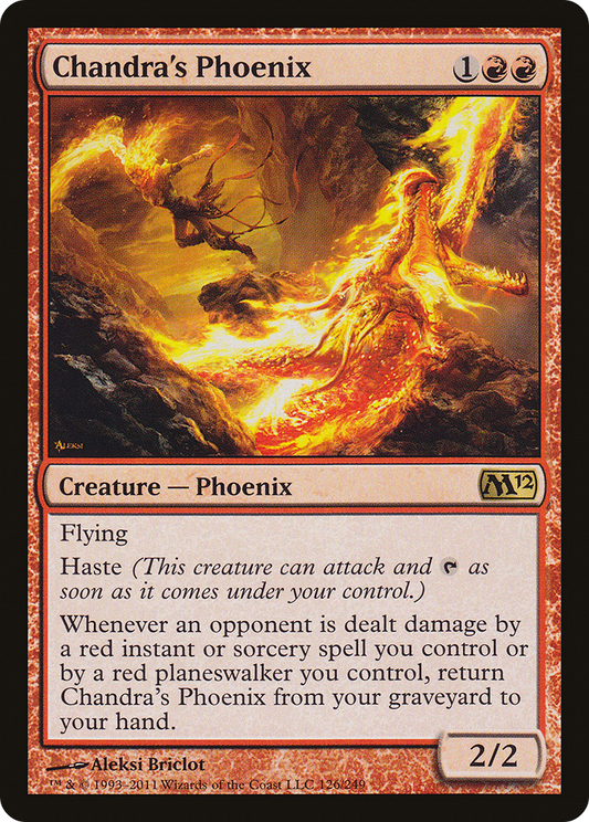 Chandra's Phoenix (M12-126) - Magic 2012 Foil